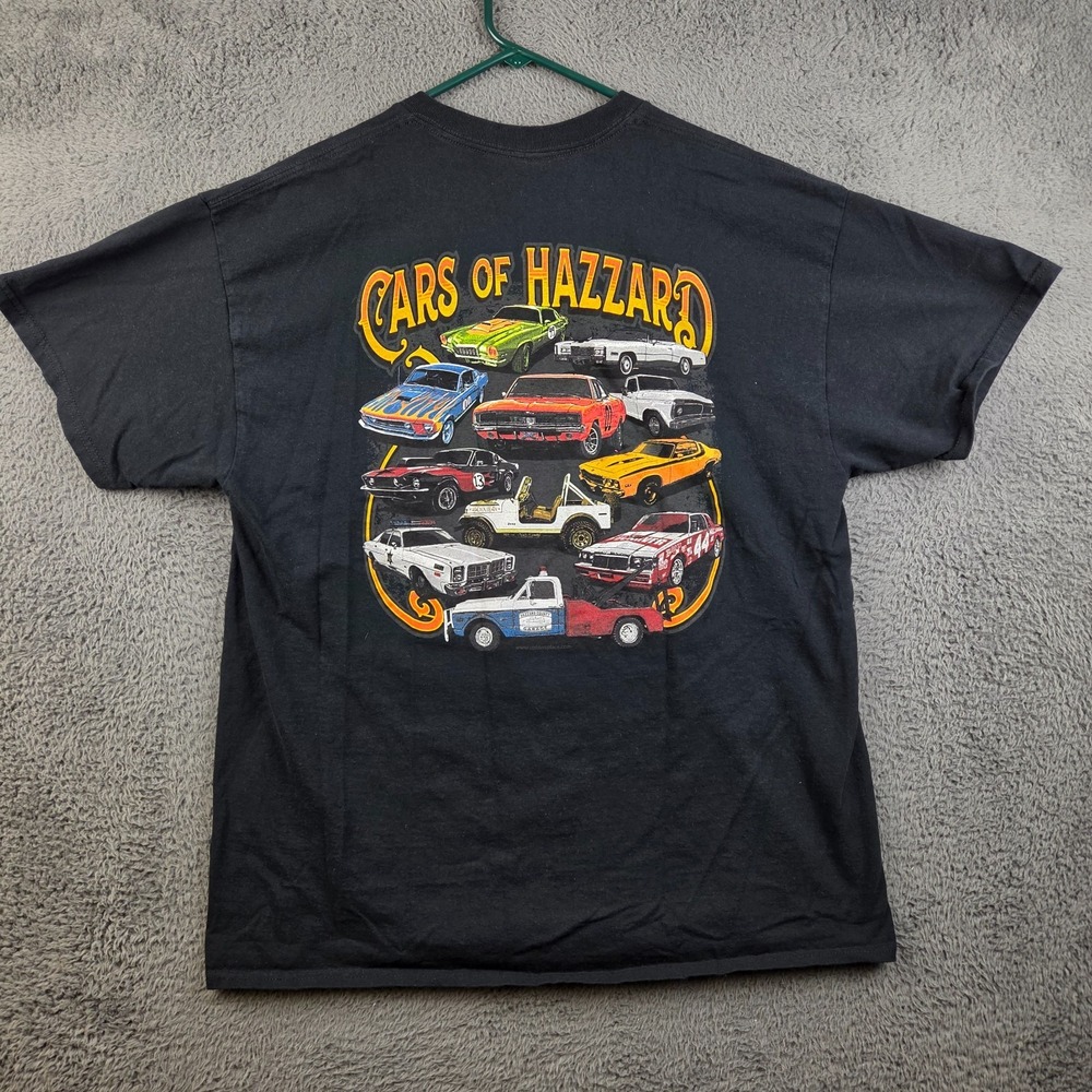 Cooter's Garage Shirt Men's Extra Large Black Dukes of Hazzard General Lee Cars